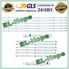 KIT 12 BARRE STRIP LED PER TV