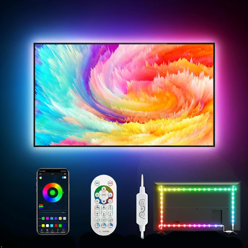 Striscia led rgb 4m - tv,