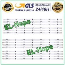 KIT 12 BARRE LED PER TV LG