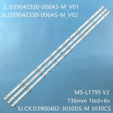 KIT 3 BARRE STRIP LED PER TV