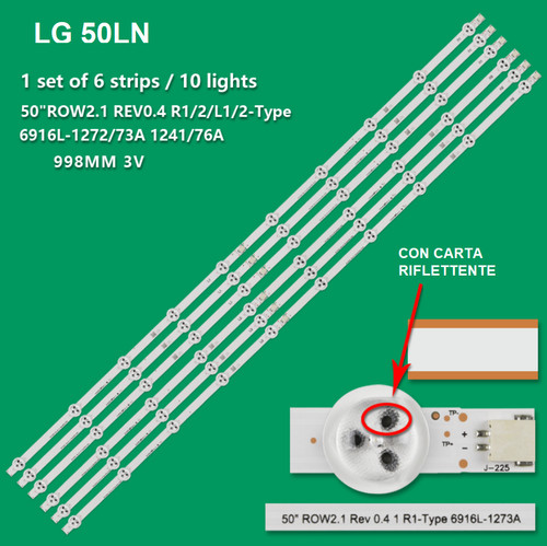 Barre led per - per, lg