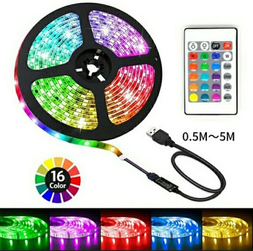 Striscia led rgb usb - usb, 2m/3m/5m