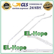 KIT 2 BARRE 9 LED PER TV 32"