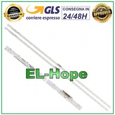 KIT 2 BARRE 28 LED PER TV 43"