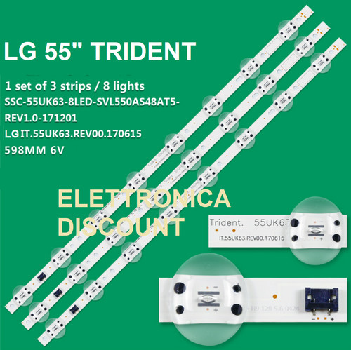 Barre led per 55 - lg,